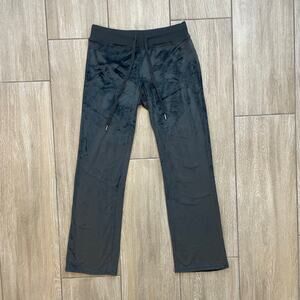 Aerie Real Good Women’s Small Gray Velour Straight Leg Lounge Pants 28 Inseam